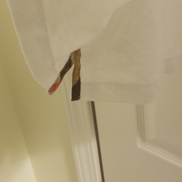 White Burberry polo - Picture 6 of 8